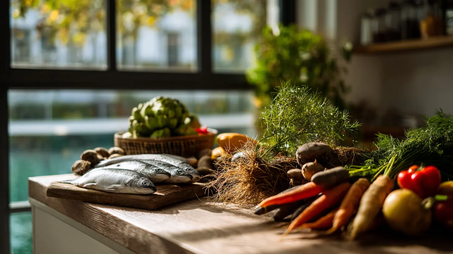 Fisch Gemuese Gesunde Ernaehrung Fisch Gemuese Gesunde Ernaehrung